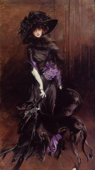 Marchesa Luisa Casati, 1908 (Giovanni Boldini) (1845-1931)  
